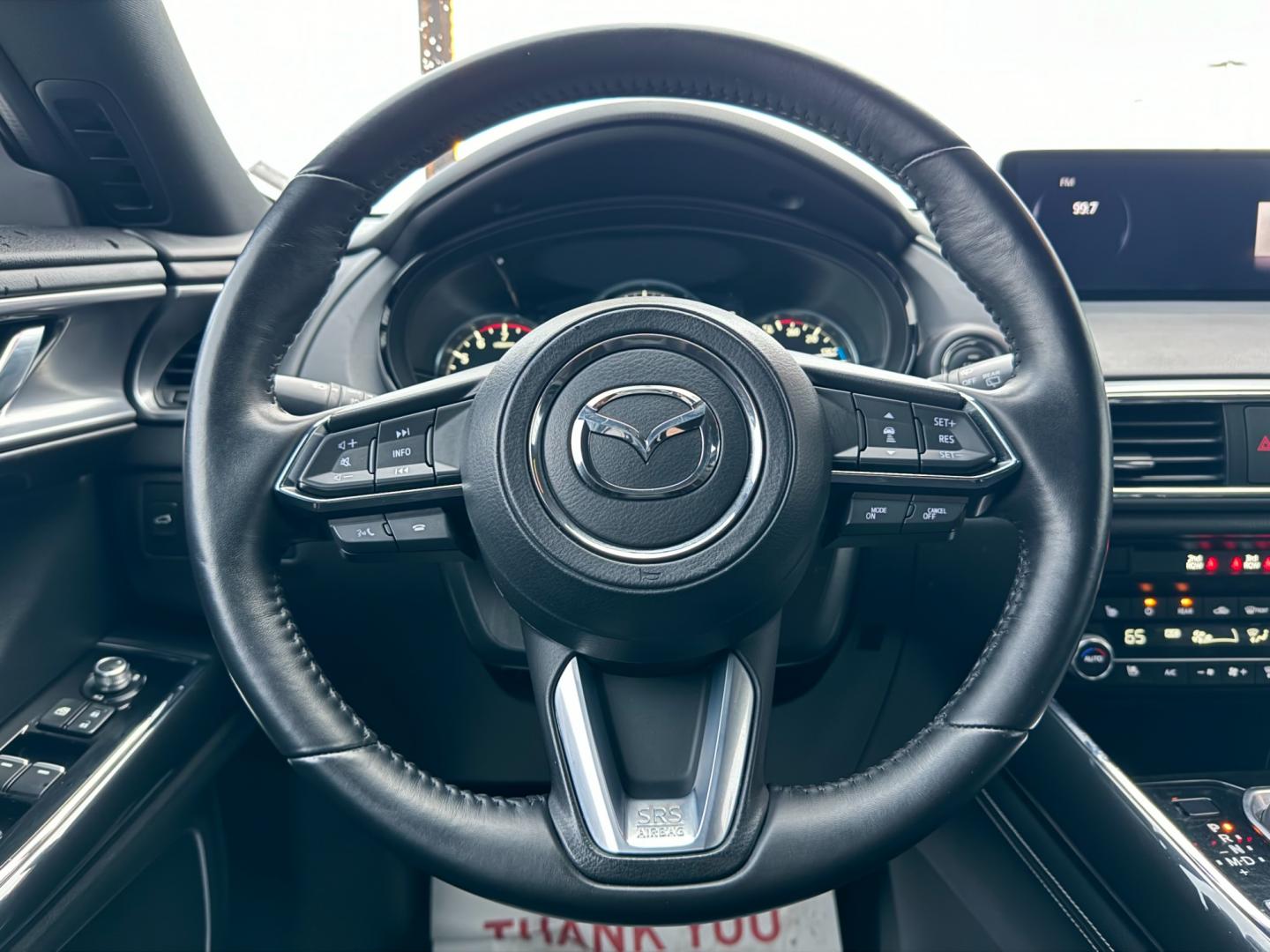 2021 Gray /Black Mazda CX-9 Grand Touring AWD (JM3TCBDY5M0) with an 2.5L L4 DOHC 16V engine, 6A transmission, located at 1960 Industrial Drive, Wasilla, 99654, (907) 274-2277, 61.573475, -149.400146 - Photo#15